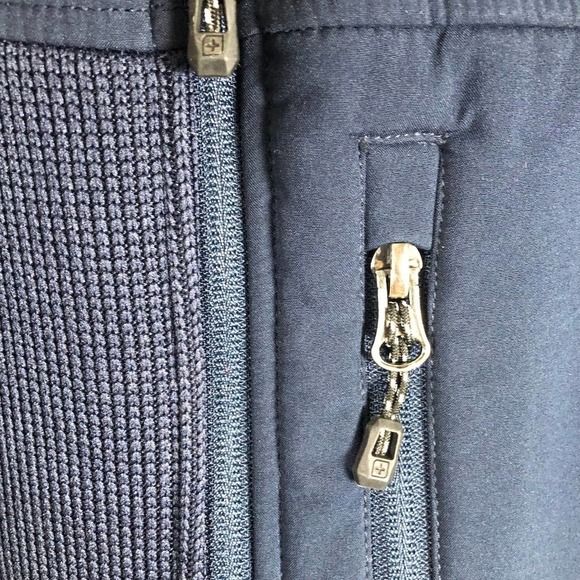 SWISS Tech Jacket Blue Classic Utility Gorpcore Outdoor Size X Large - Picture 5 of 13